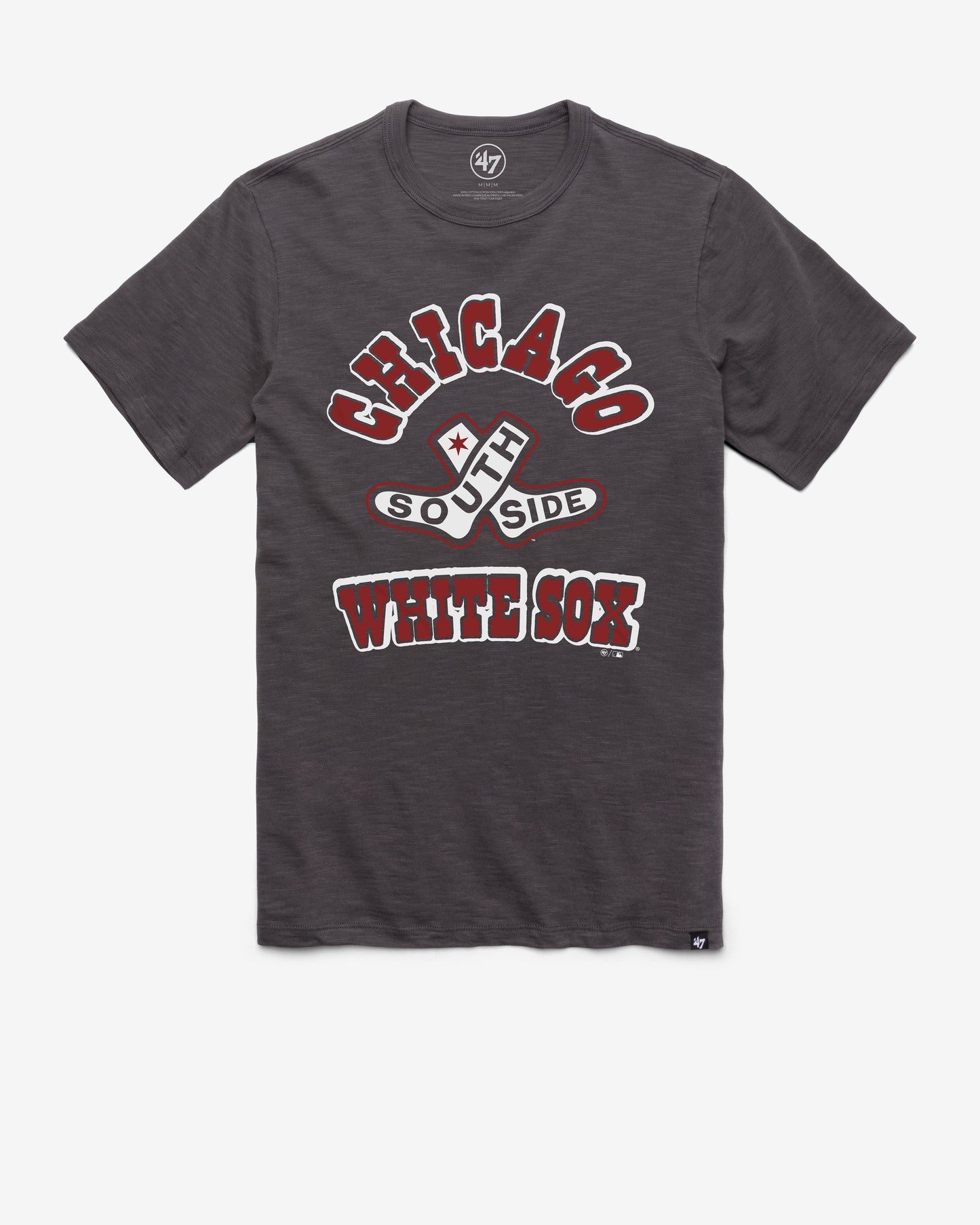 CHICAGO WHITE SOX CITY CONNECT COMEBACK '47 SCRUM TEE CHARCOAL