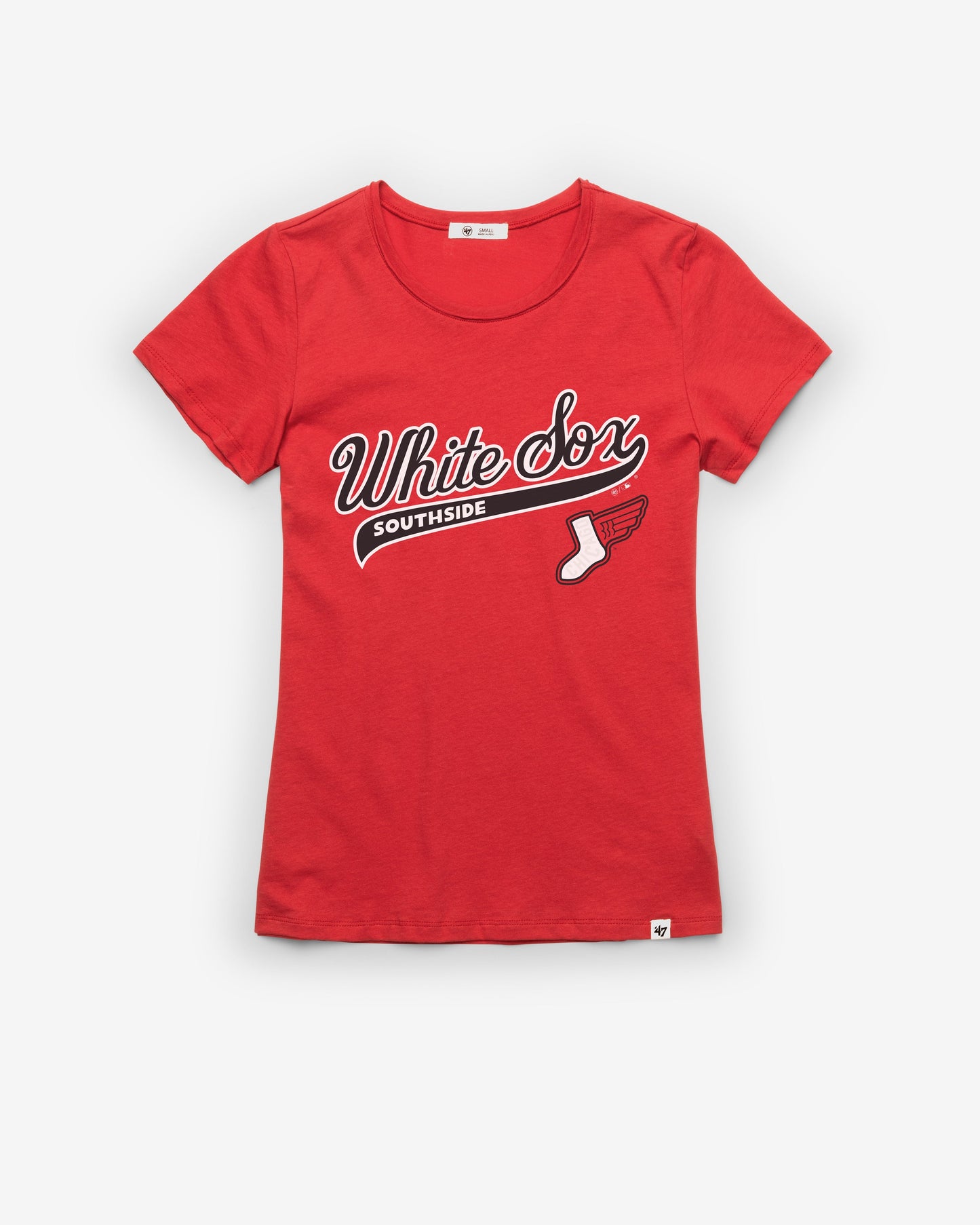 CHICAGO WHITE SOX CITY CONNECT TAIL SWEEP '47 FRANKIE TEE WOMENS RACER RED