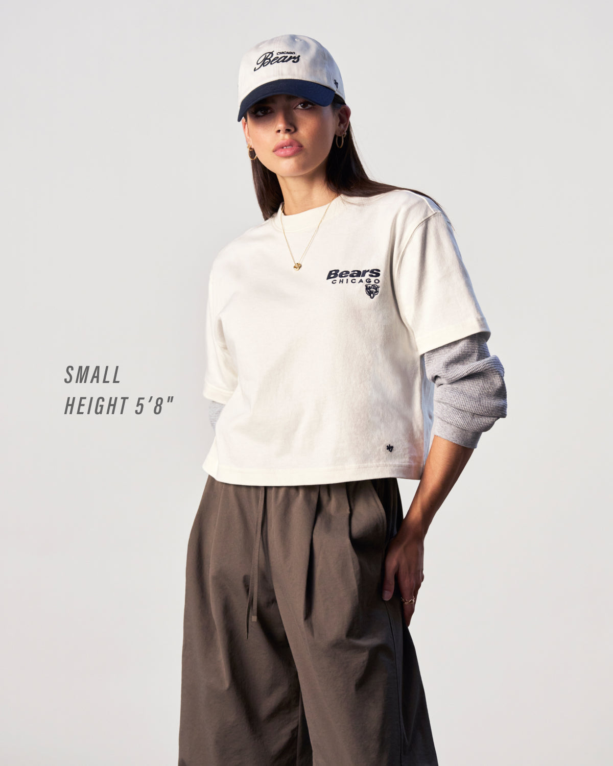 CHICAGO BEARS SERENA '47 CITY TEE WOMENS SANDSTONE