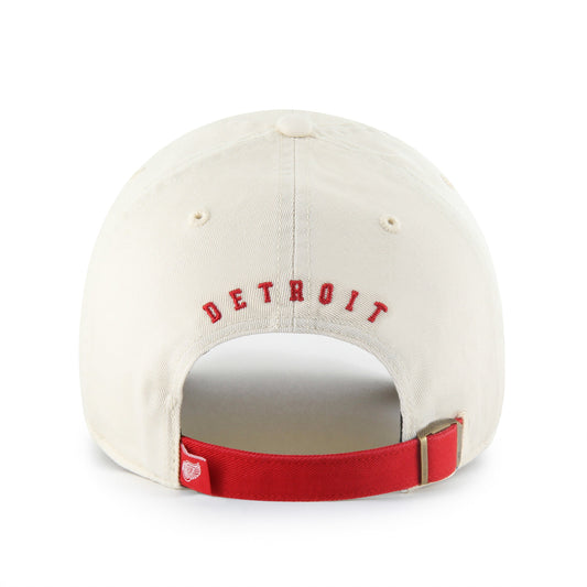 DETROIT RED WINGS HARD HAT TWO TONE '47 CLEAN UP NATURAL