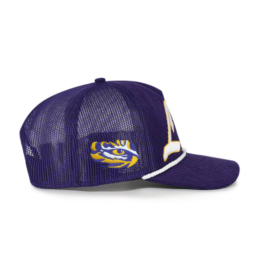 LOUISIANA STATE TIGERS LSU DOUBLE HEADER MESH '47 HITCH RF RELAXED FIT PURPLE