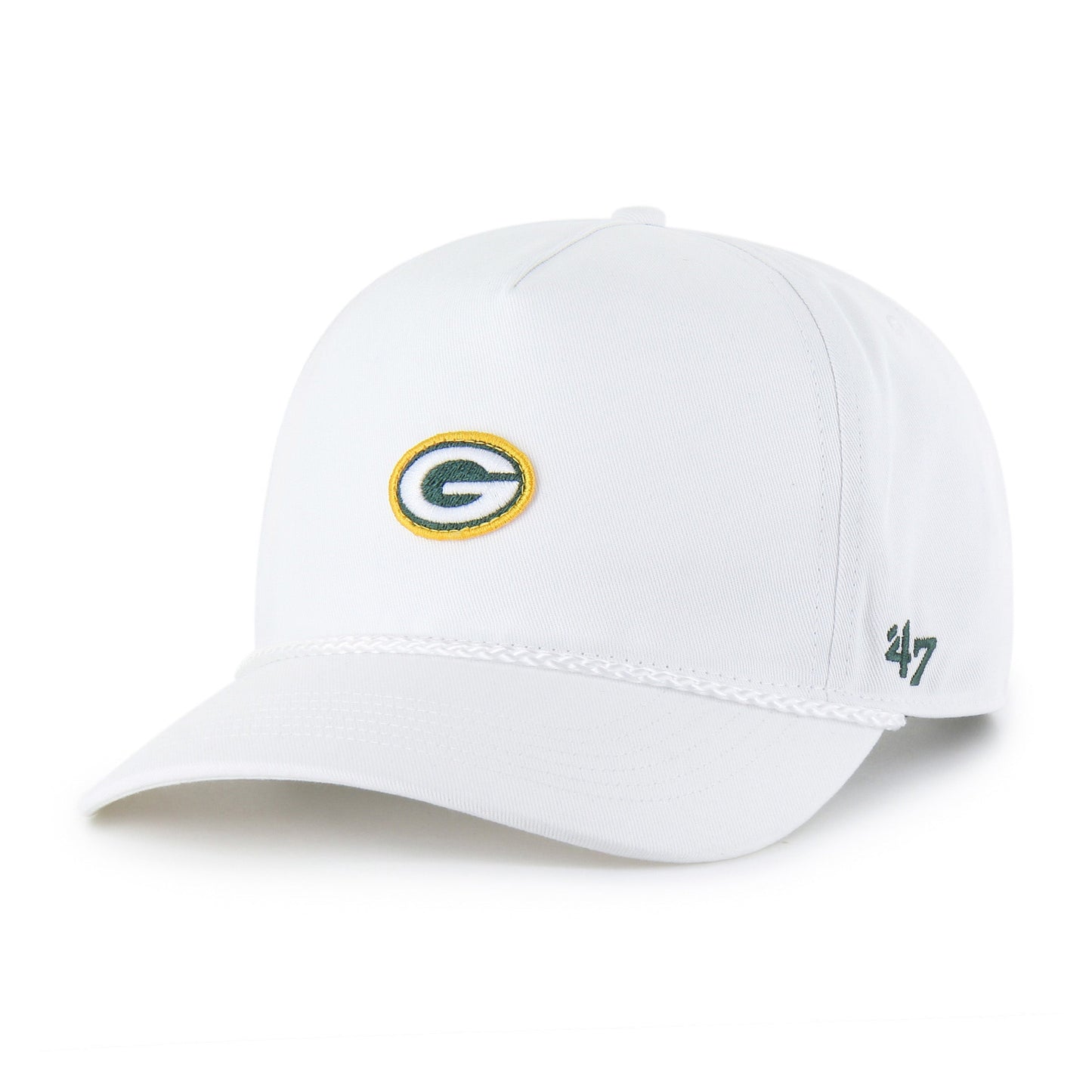 GREEN BAY PACKERS MICRO PATCH '47 HITCH RF RELAXED FIT WHITE
