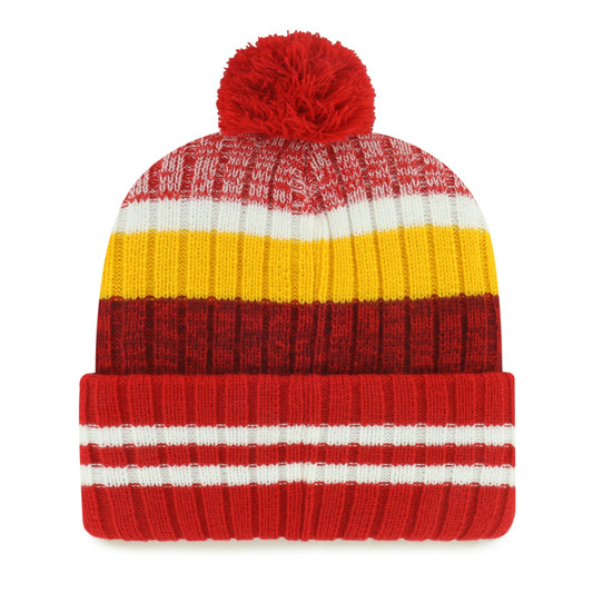 KANSAS CITY CHIEFS QUIVER '47 CUFF KNIT TORCH RED