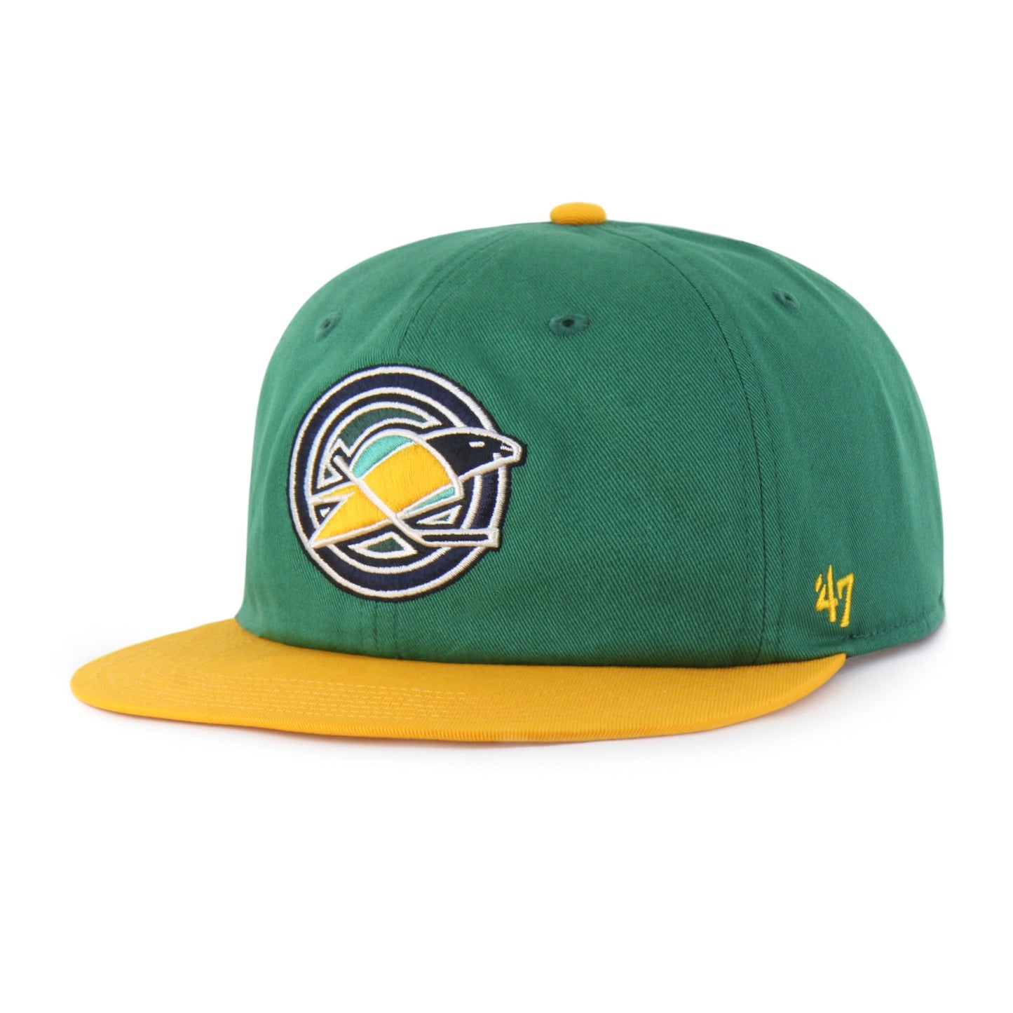OLD TIME HOCKEY CALIFORNIA GOLDEN SEALS VINTAGE DEBUT '47 CAPTAIN RL RELAXED FIT KELLY