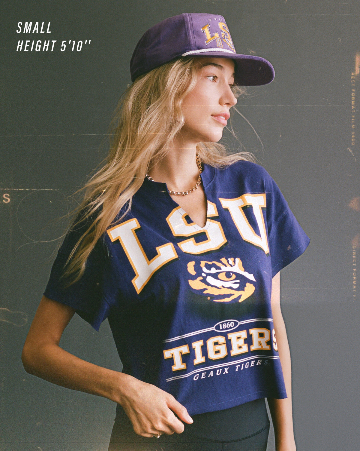ALABAMA CRIMSON TIDE ELATION '47 OVERSIZED NOTCH NECK TEE WOMENS CARDINAL