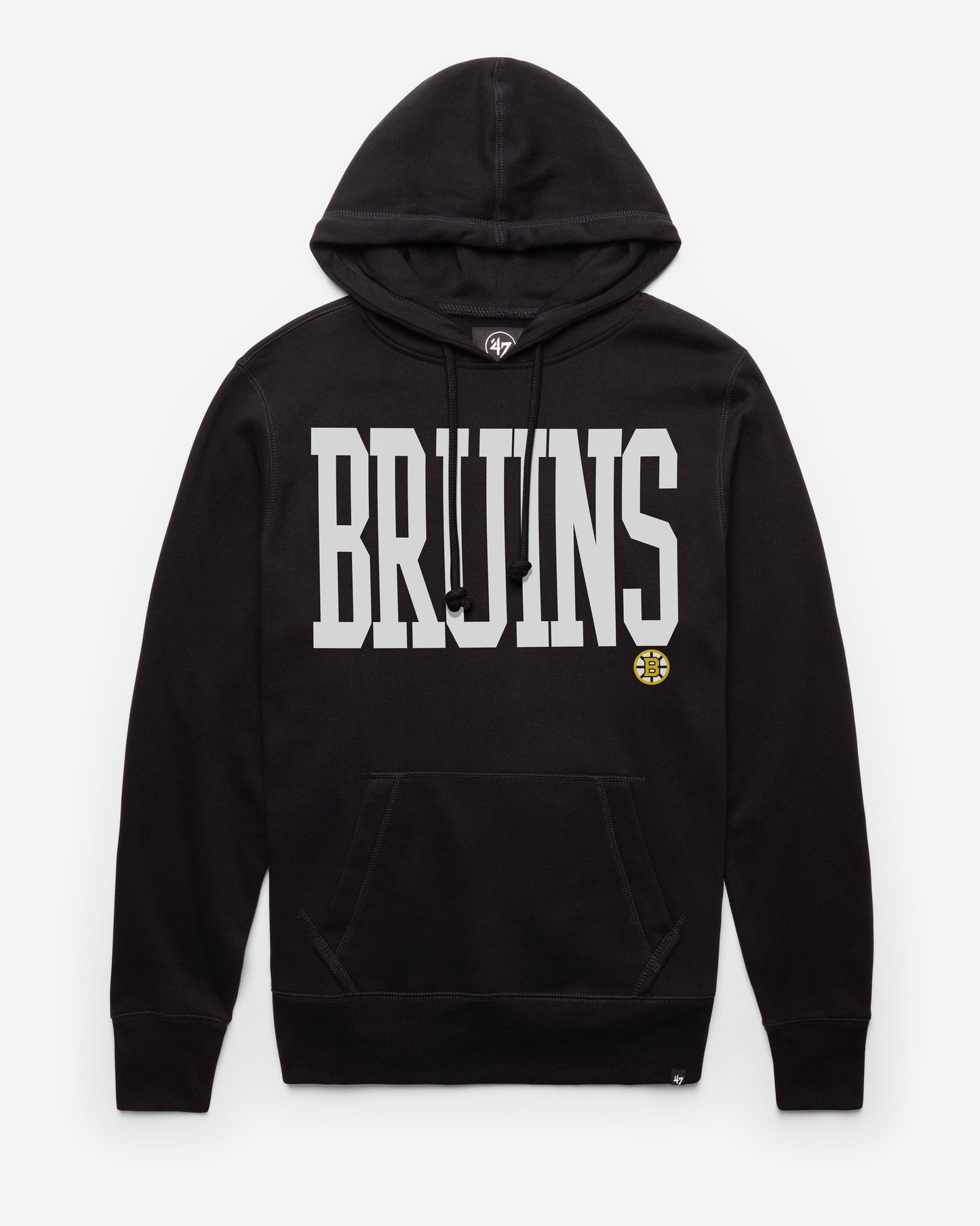 BOSTON BRUINS DIME '47 HEADLINE HOOD JET BLACK