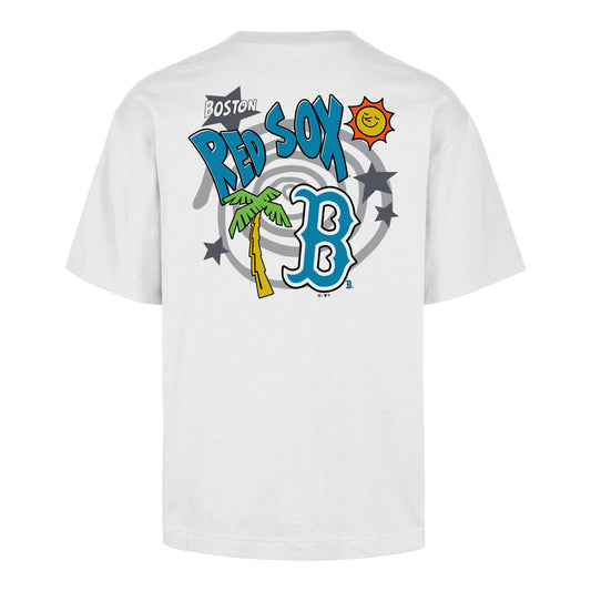 BOSTON RED SOX PSYCHEDELICA '47 FOUNDATION TEE WHITE