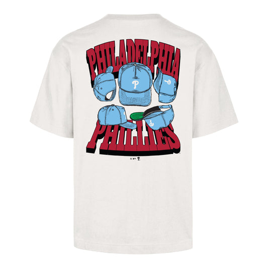 PHILADELPHIA PHILLIES CAP SHADOW '47 FOUNDATION TEE SANDSTONE
