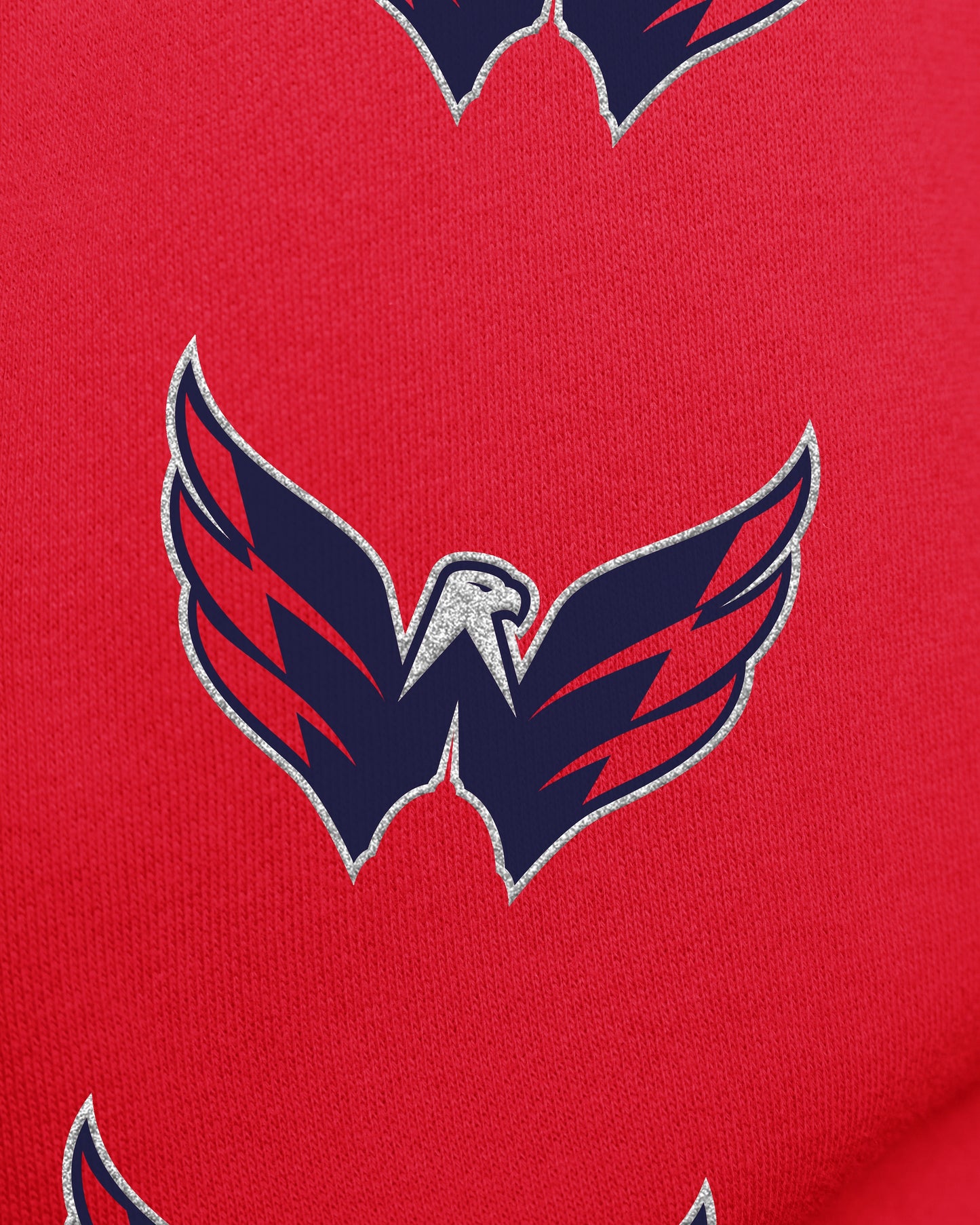 WASHINGTON CAPITALS GO BIG '47 OVERSIZED CREW WOMENS RED