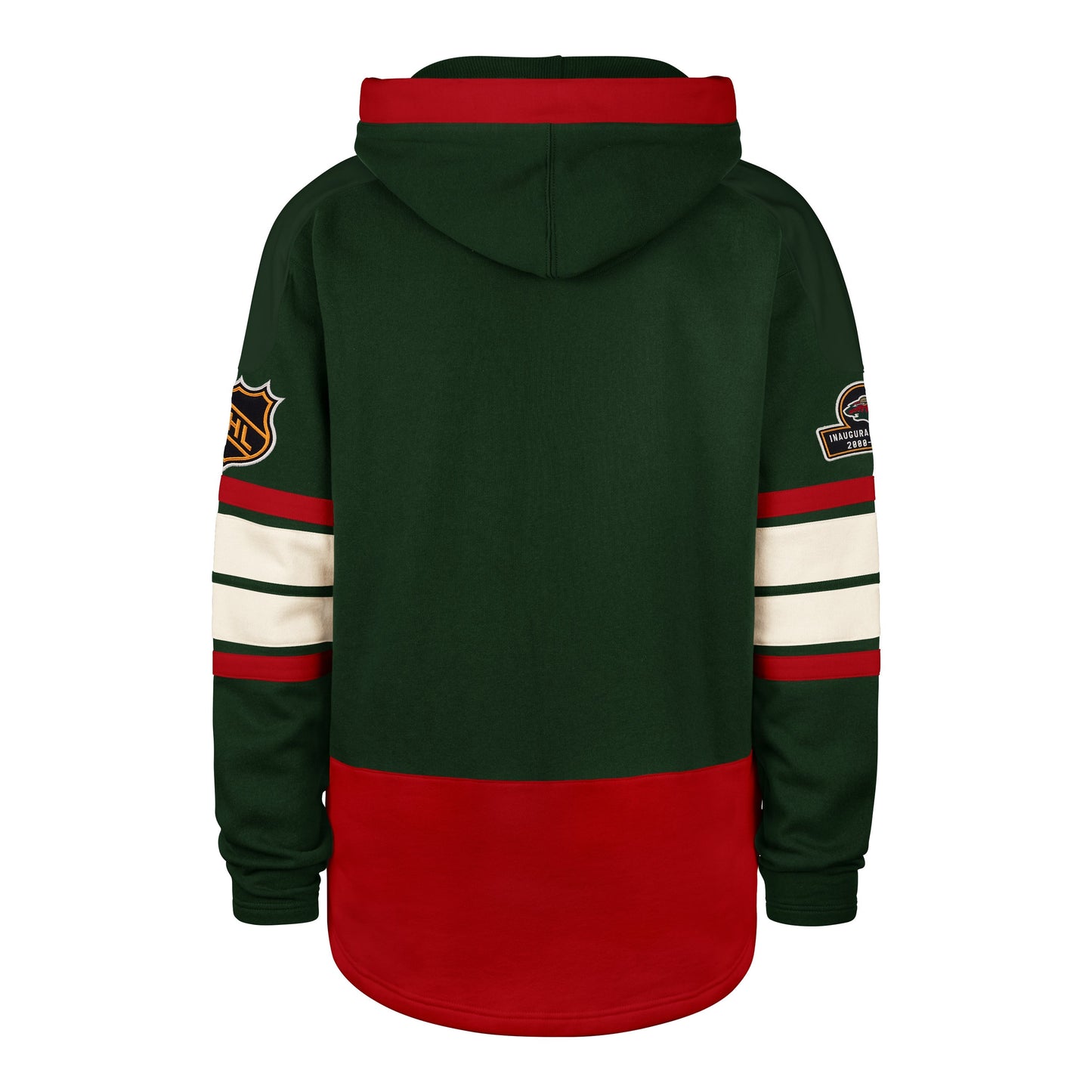 OLD TIME HOCKEY MINNESOTA WILD VINTAGE PUCK DROP DUAL '47 HERITAGE LACER DARK GREEN