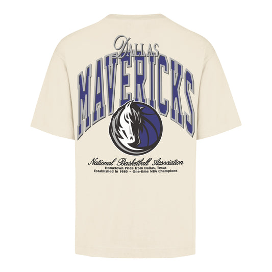 DALLAS MAVERICKS BACK DOOR POCKET '47 FOUNDATION TEE CREAM