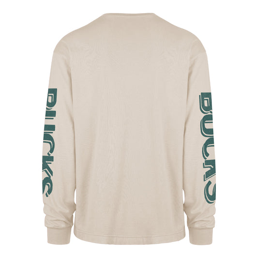 MILWAUKEE BUCKS CAIRN '47 RAVINE FOUNDATION LONG SLEEVE TEE MOJAVE