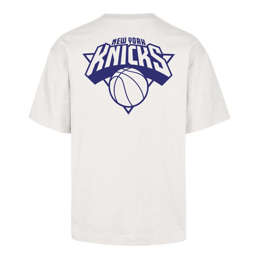 NEW YORK KNICKS LATERAL '47 FOUNDATION TEE SANDSTONE