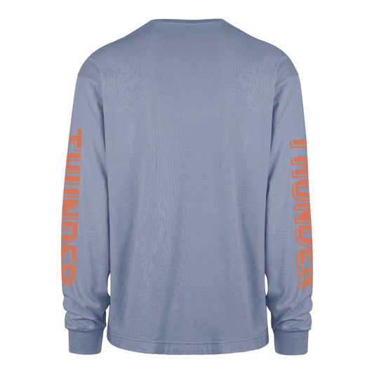 OKLAHOMA CITY THUNDER CAIRN '47 RAVINE FOUNDATION LONG SLEEVE TEE VAPOR