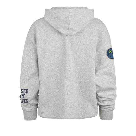 MINNESOTA TIMBERWOLVES HIGH HOPES '47 VENICE HOOD WOMENS RELAY GREY
