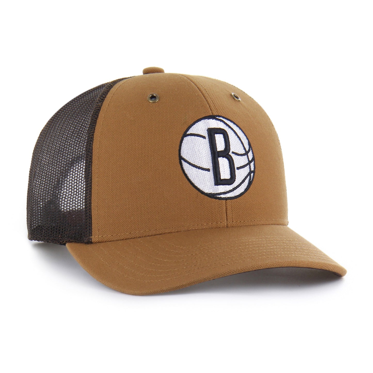 BROOKLYN NETS CARHARTT '47 TRUCKER BROWN