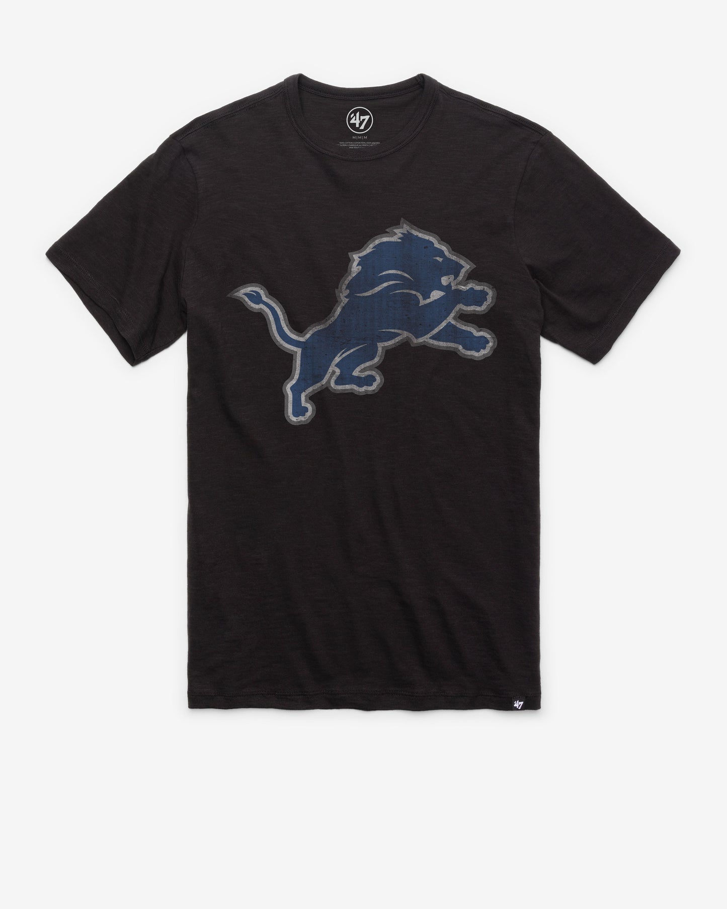 DETROIT LIONS GRIT '47 SCRUM TEE JET BLACK