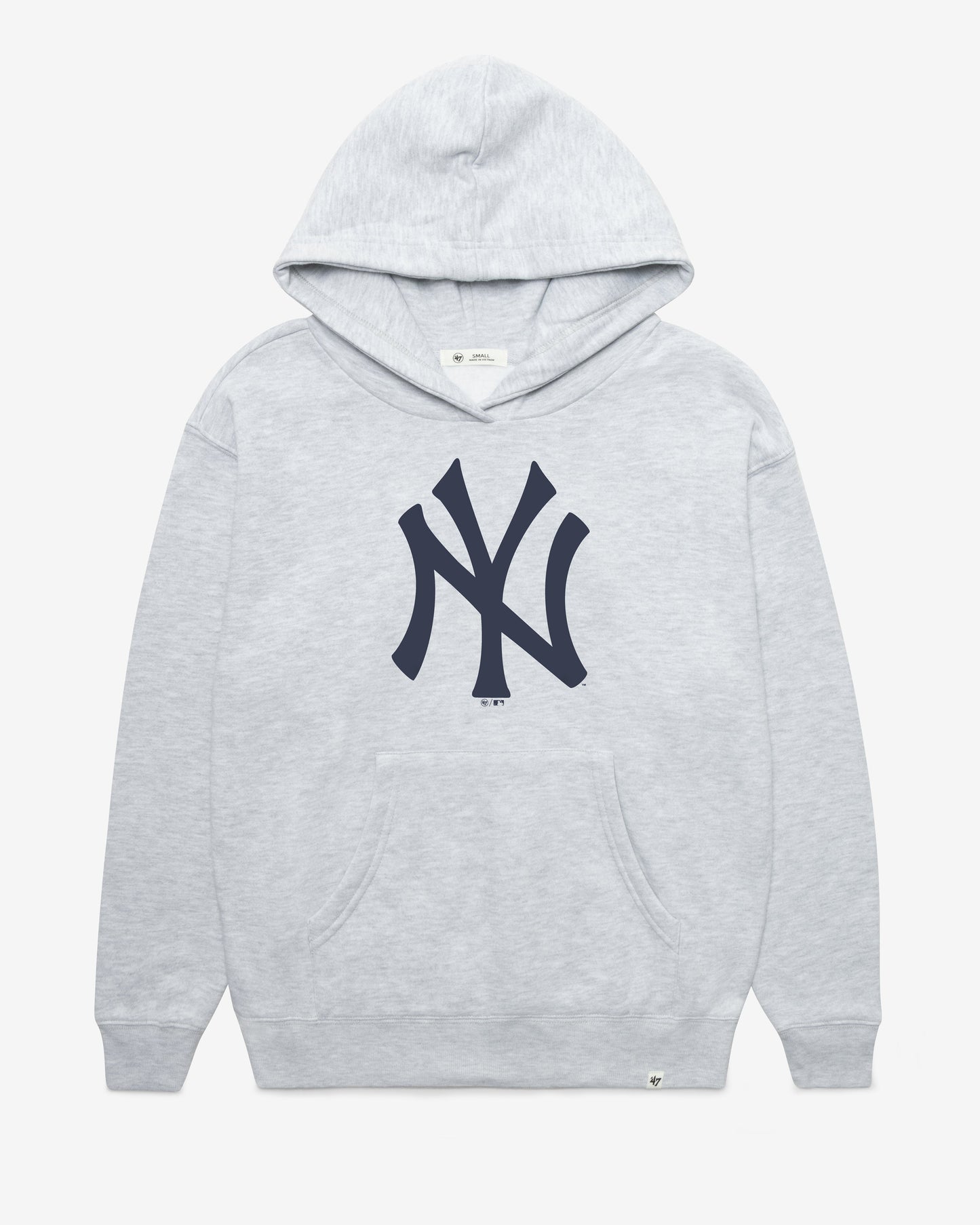 NEW YORK YANKEES IMPRINT '47 NAOMI HOOD WOMENS RELAY GREY