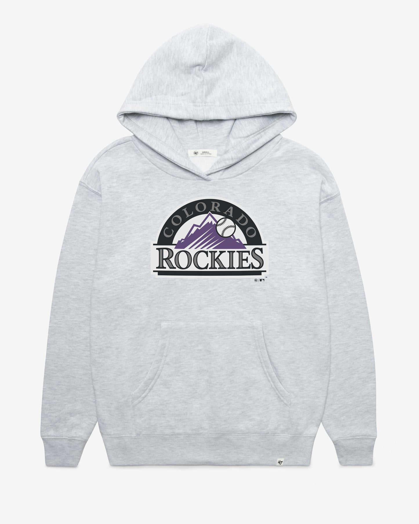 COLORADO ROCKIES IMPRINT '47 NAOMI HOOD WOMENS RELAY GREY