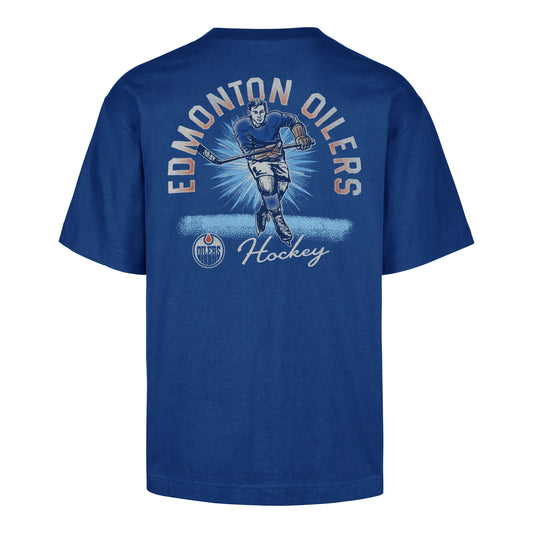 EDMONTON OILERS GAME ON '47 FOUNDATION TEE ROYAL