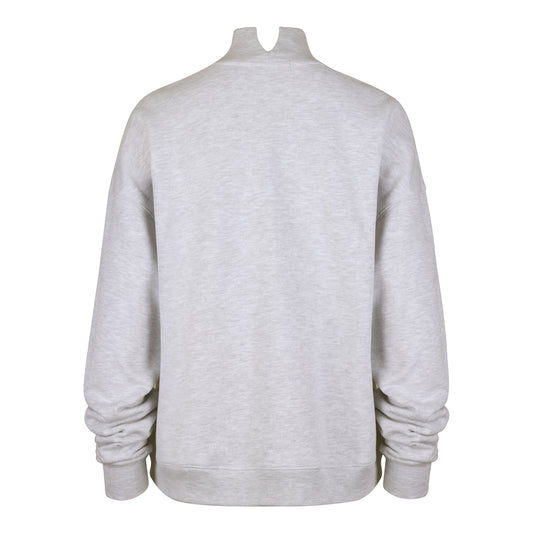 VEGAS GOLDEN KNIGHTS VANTAGE '47 MOCK NECK PULLOVER WOMENS RELAY GREY