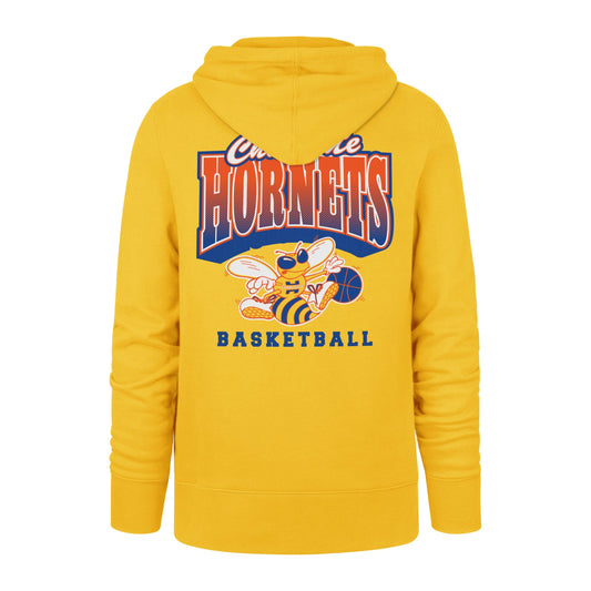 CHARLOTTE HORNETS CITY EDITION JAB STEP '47 HEADLINE HOOD GALLEY GOLD