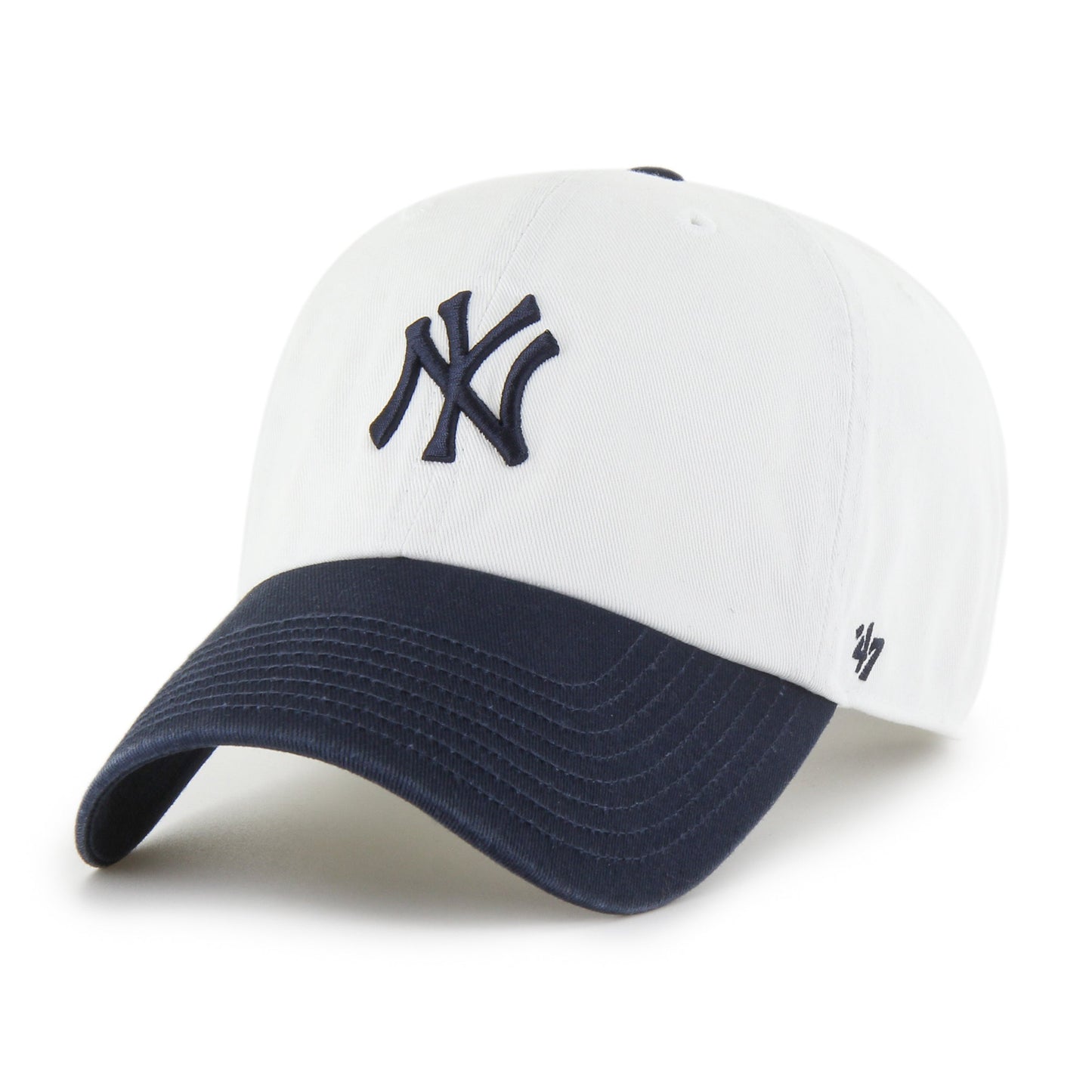 NEW YORK YANKEES SPORTY & RICH '47 CLEAN UP WHITE