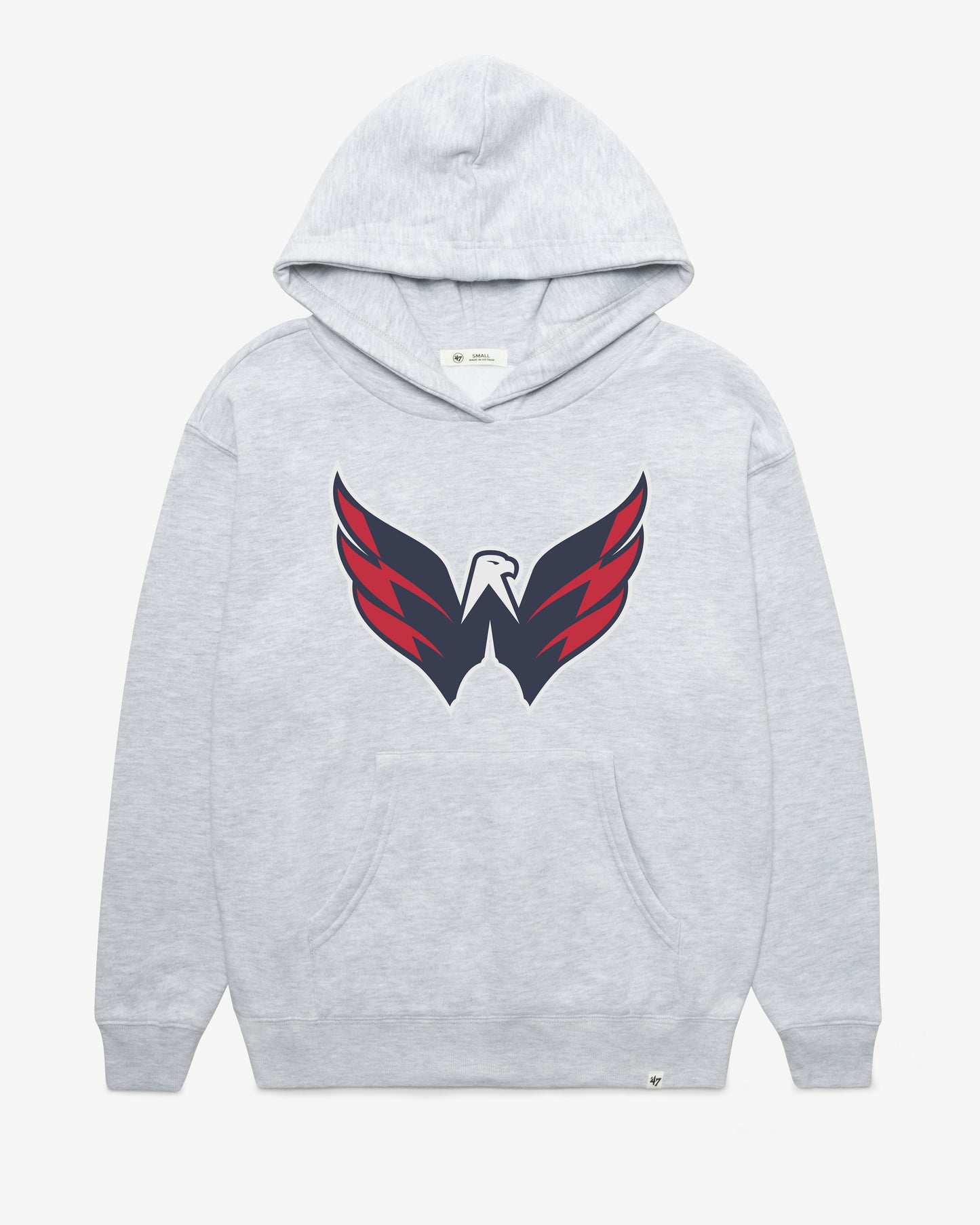 WASHINGTON CAPITALS IMPRINT '47 NAOMI HOOD WOMENS RELAY GREY