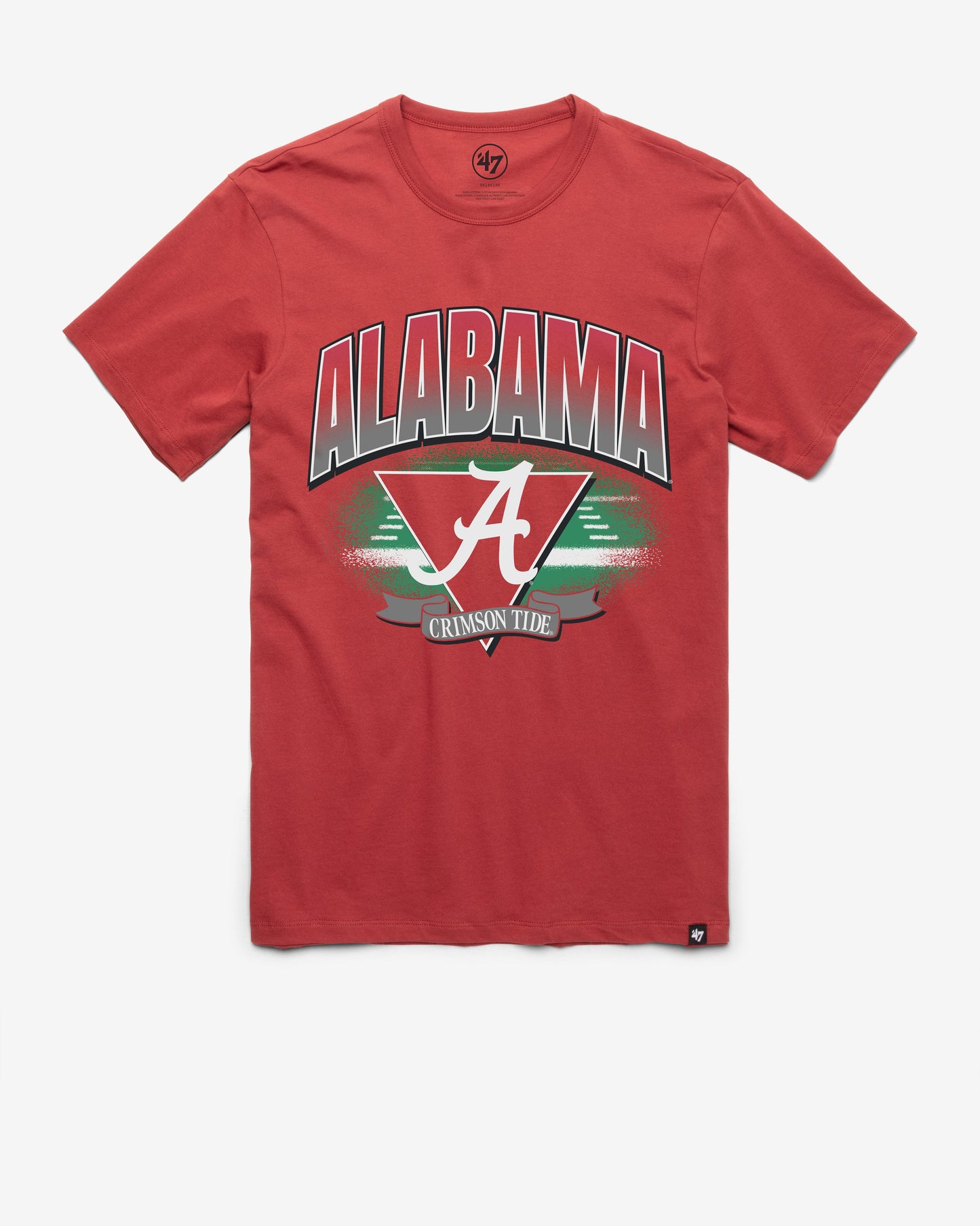 ALABAMA CRIMSON TIDE ARENA FADE '47 FRANKLIN TEE MISSION RED