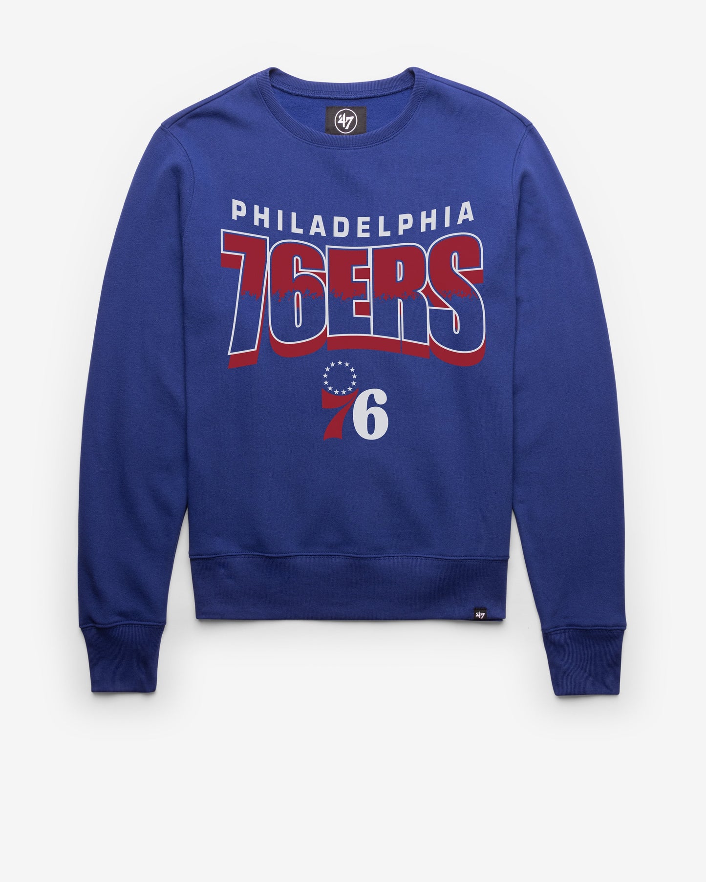 PHILADELPHIA 76ERS BRUSH BY '47 HEADLINE CREW ROYAL