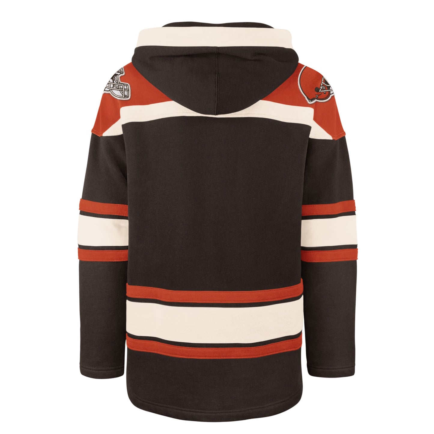 CLEVELAND BROWNS SUPERIOR '47 LACER HOOD BROWN