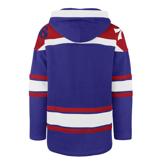 PHILADELPHIA 76ERS SUPERIOR '47 LACER HOOD ROYAL