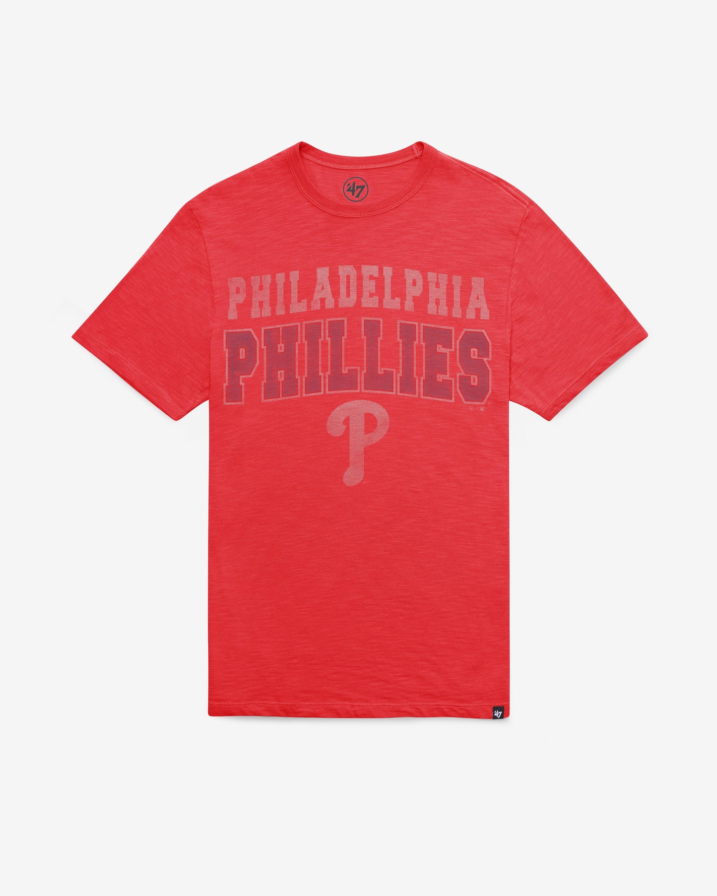 PHILADELPHIA PHILLIES STADIUM WAVE '47 SCRUM TEE RESCUE RED