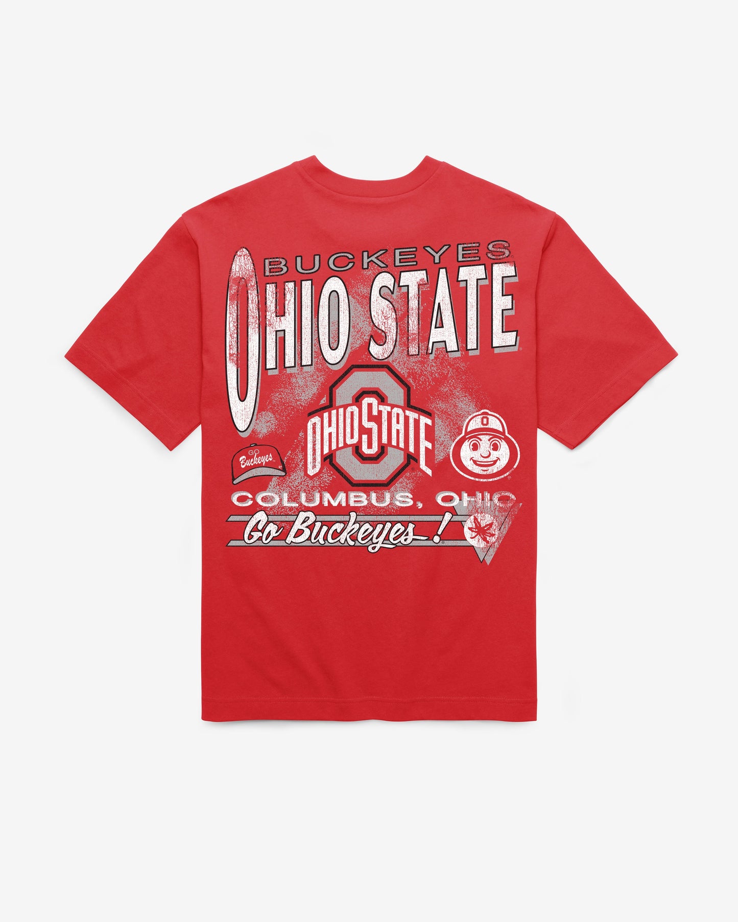 OHIO STATE BUCKEYES UNDER BAR '47 FOUNDATION TEE RED