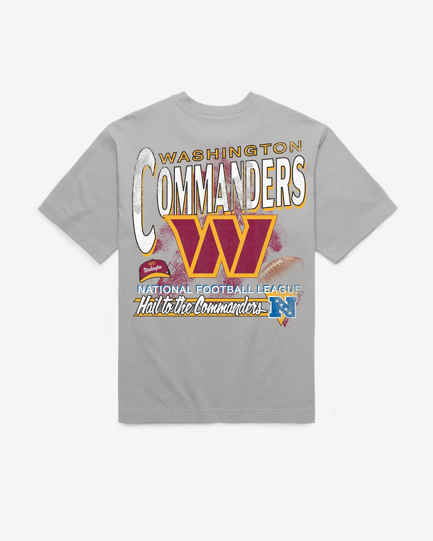 WASHINGTON COMMANDERS UNDER BAR '47 FOUNDATION TEE WOLF GREY