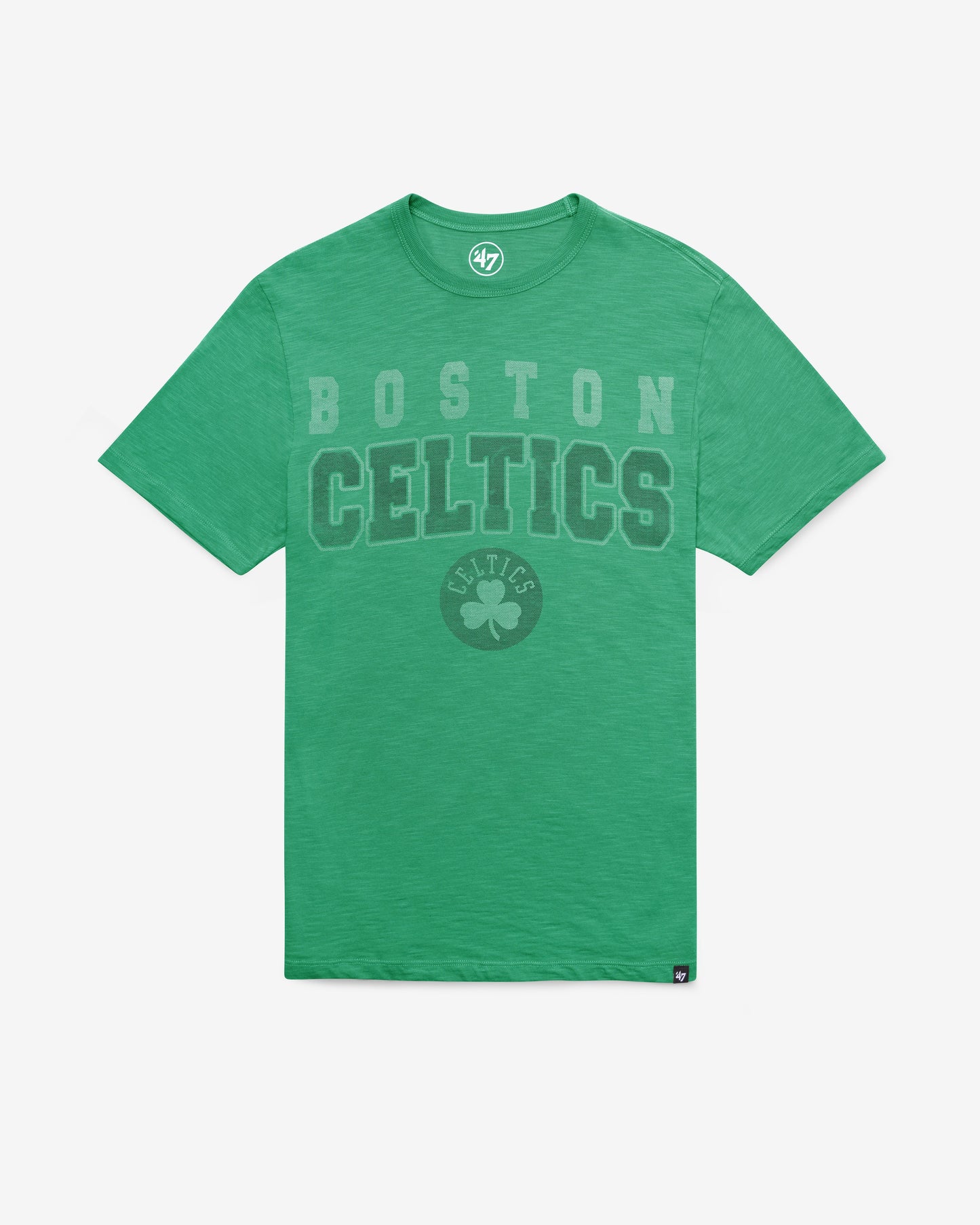 BOSTON CELTICS STADIUM WAVE '47 SCRUM TEE KELLY