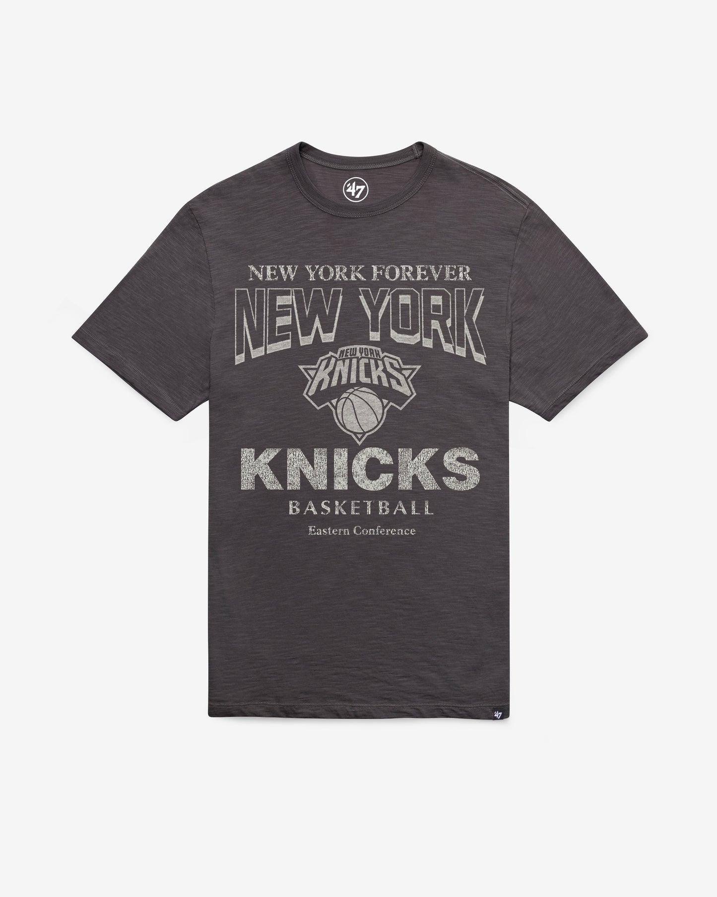 NEW YORK KNICKS HEAD ON '47 SCRUM TEE CHARCOAL
