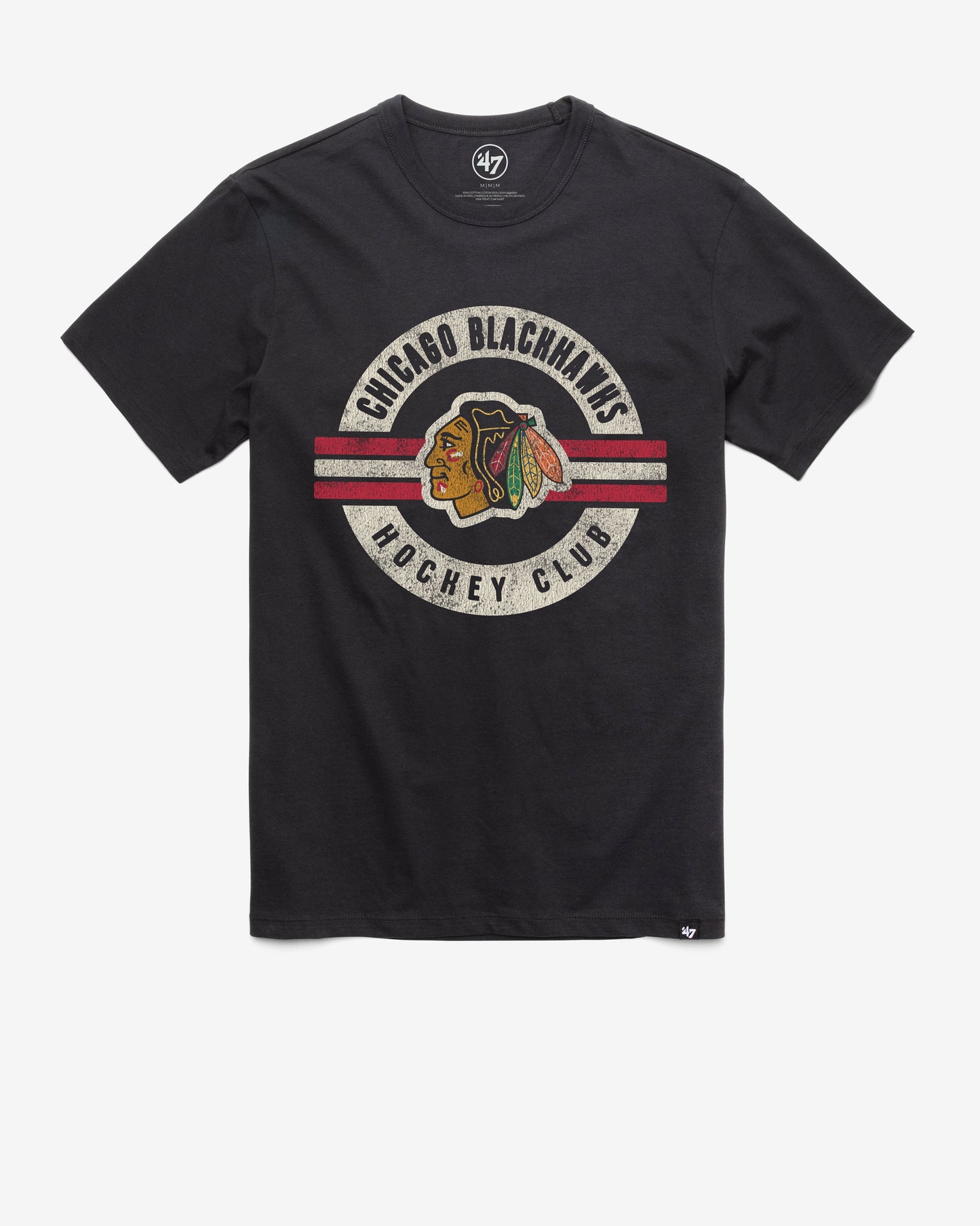 CHICAGO BLACKHAWKS SURROUND '47 FRANKLIN TEE FLINT BLACK