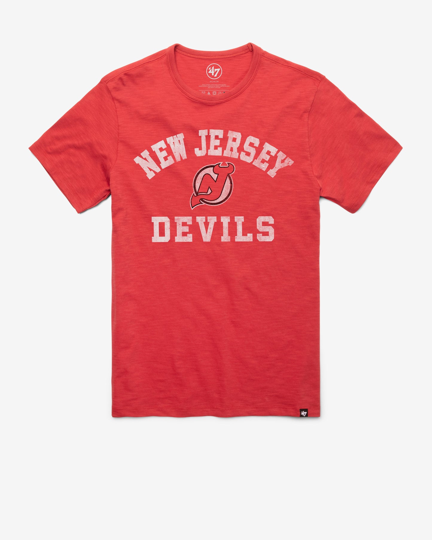 NEW JERSEY DEVILS ODESSA '47 SCRUM TEE RESCUE RED
