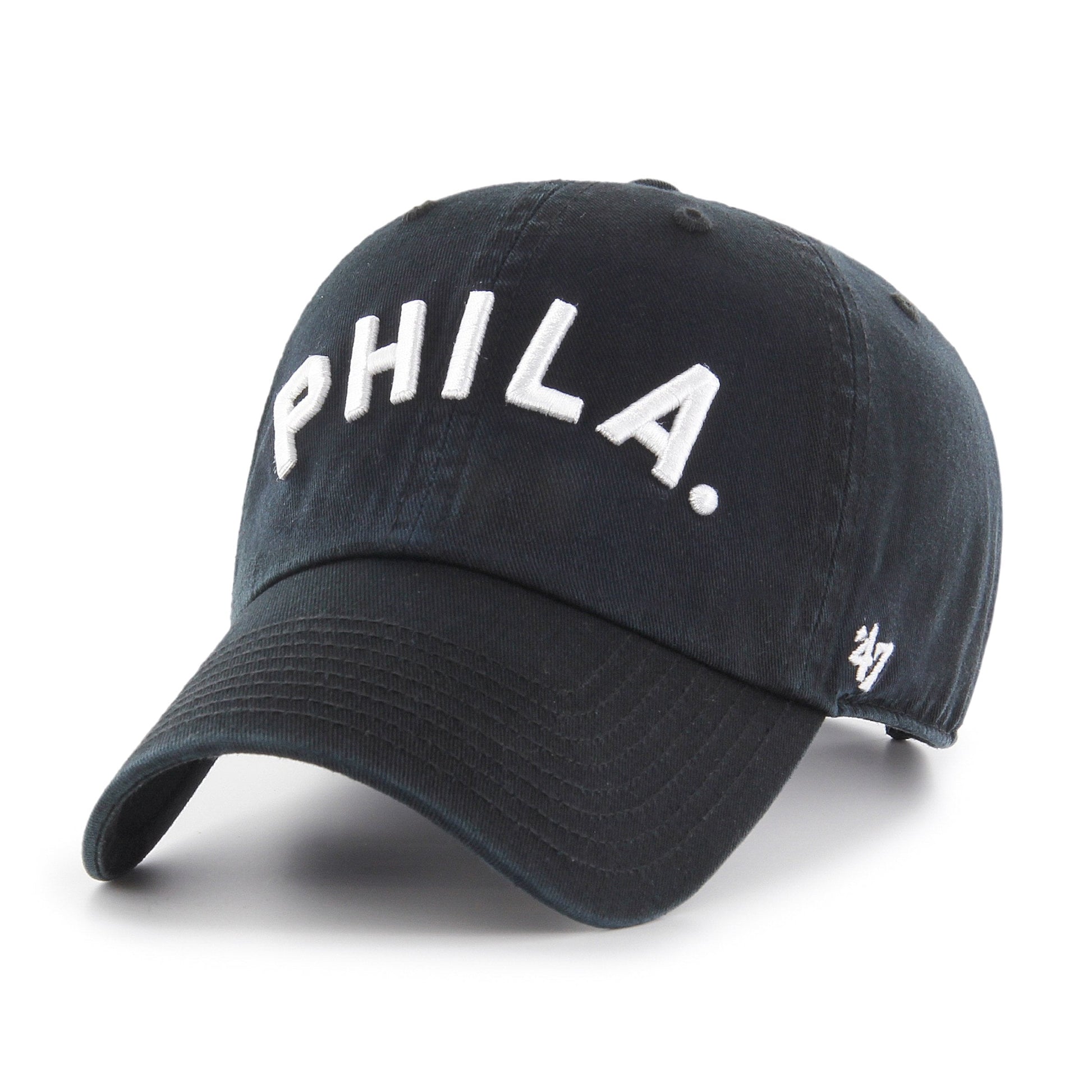 PHILADELPHIA PHILLIES COOPERSTOWN SCRIPT '47 CLEAN UP Black