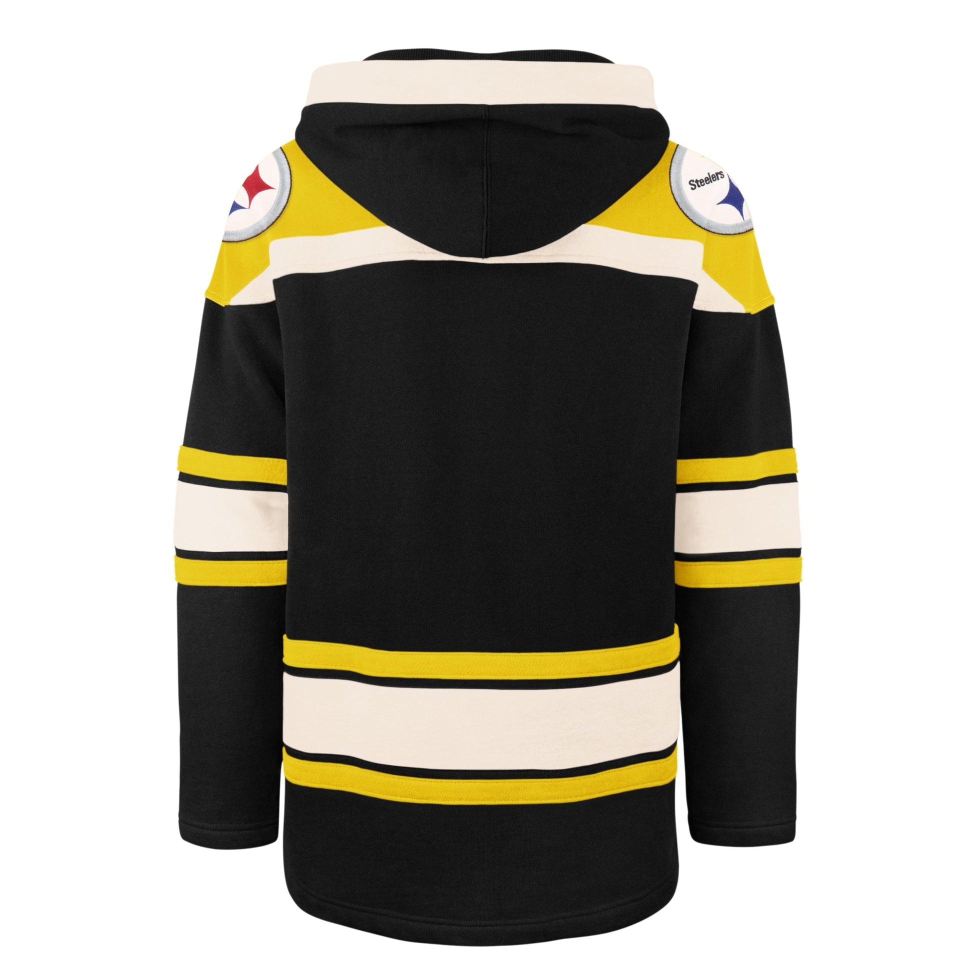 PITTSBURGH STEELERS '47 SUPERIOR LACER HOOD JET BLACK