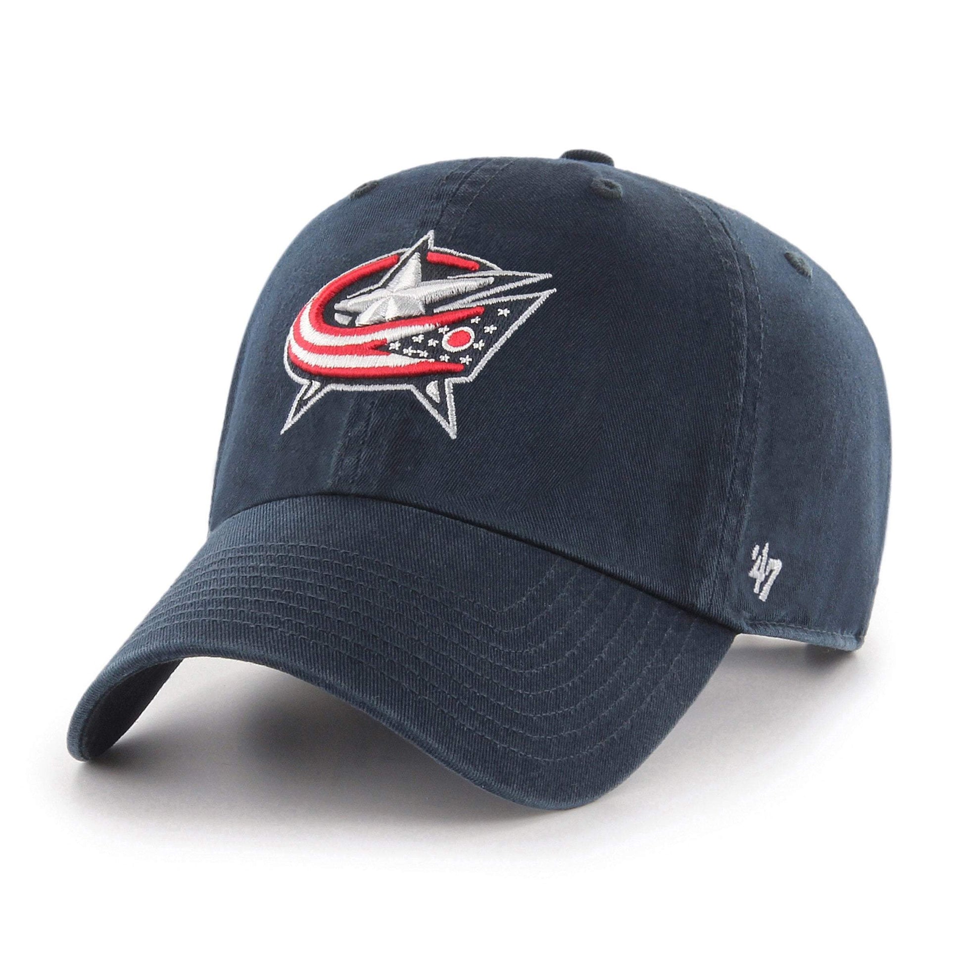COLUMBUS BLUE JACKETS '47 CLEAN UP NAVY