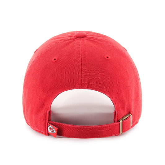 KANSAS CITY CHIEFS SCRIPT '47 CLEAN UP RED
