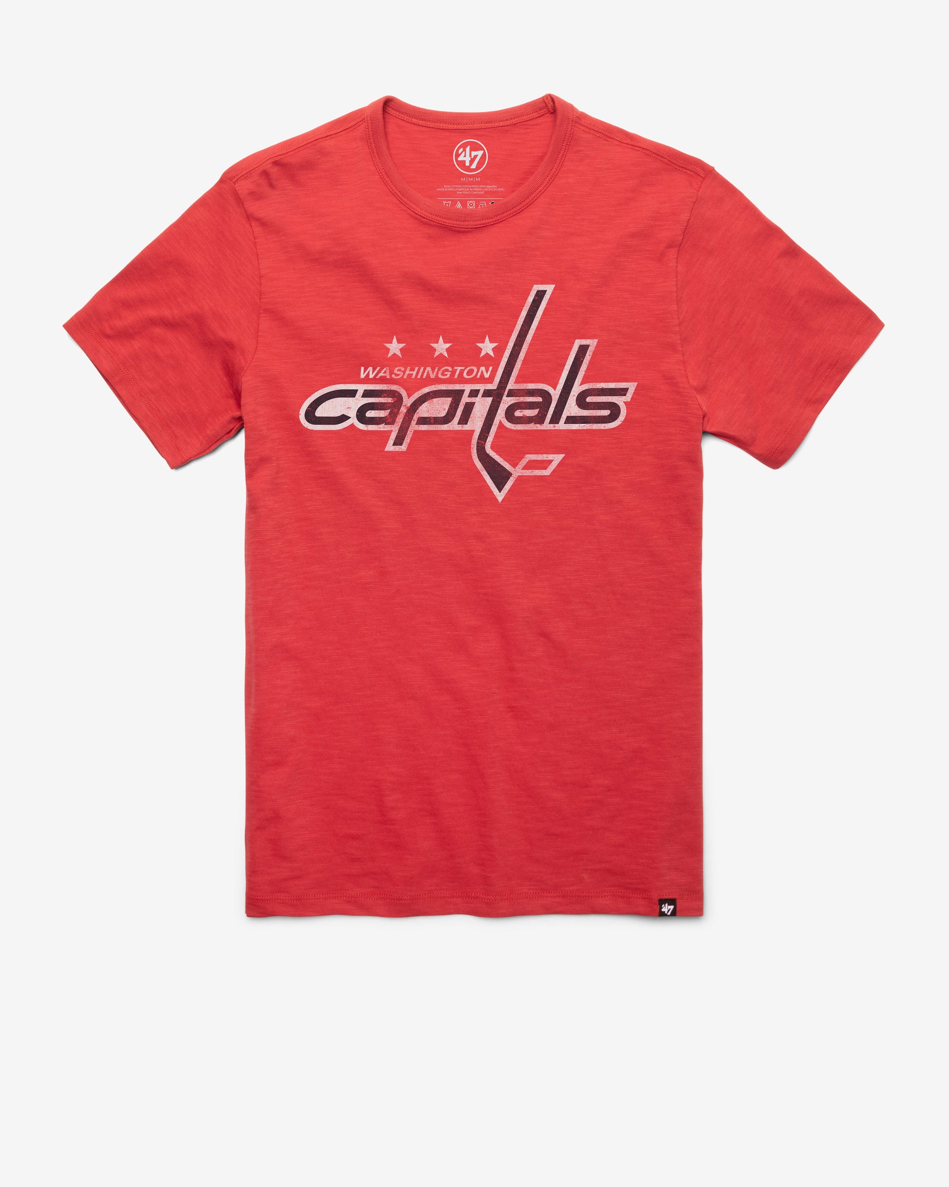 WASHINGTON CAPITALS '47 GRIT SCRUM TEE RESCUE RED