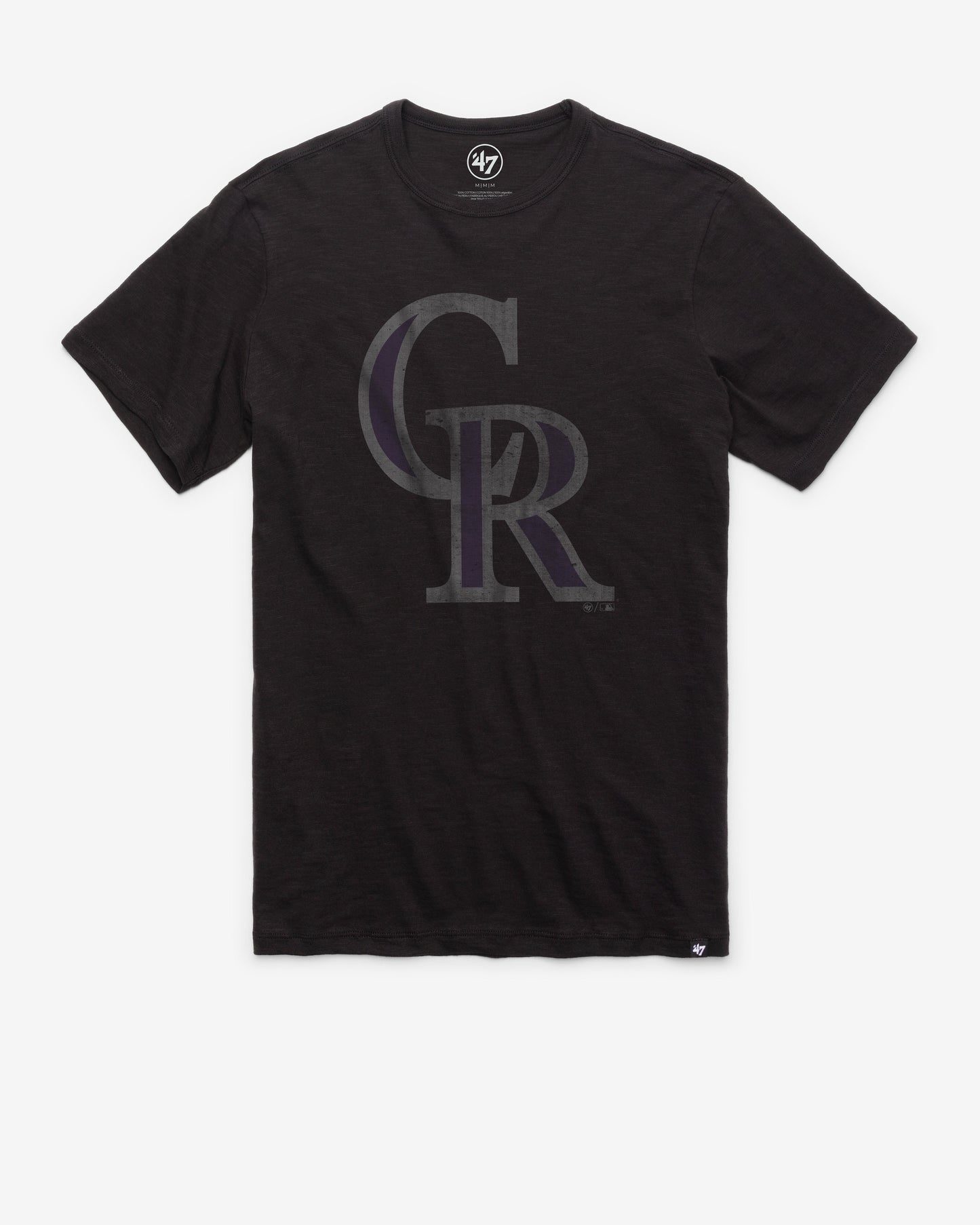 COLORADO ROCKIES GRIT '47 SCRUM TEE JET BLACK