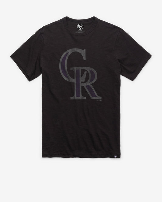 COLORADO ROCKIES GRIT '47 SCRUM TEE JET BLACK