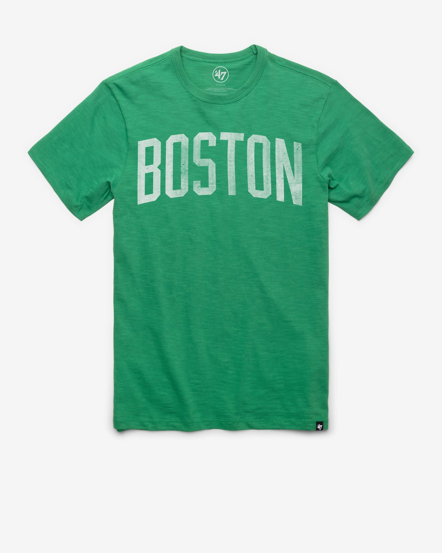 BOSTON CELTICS GRIT WORDMARK '47 SCRUM TEE KELLY
