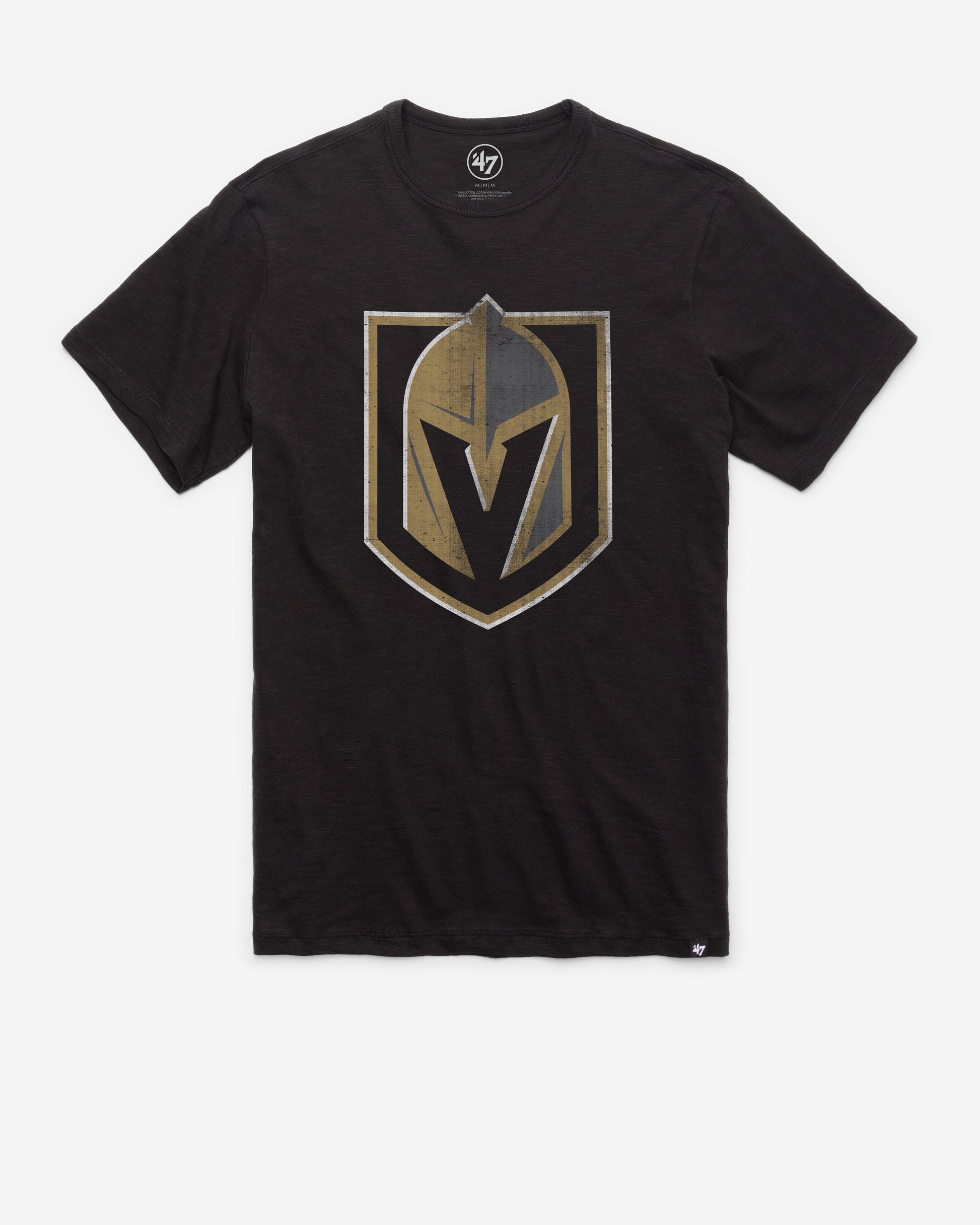 VEGAS GOLDEN KNIGHTS GRIT '47 SCRUM TEE JET BLACK