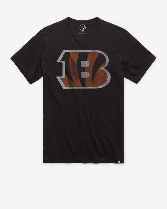 CINCINNATI BENGALS GRIT '47 SCRUM TEE JET BLACK