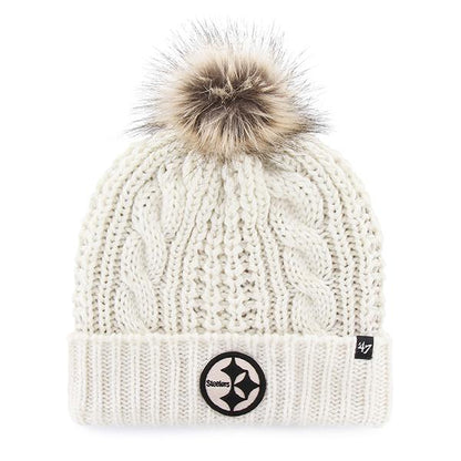 PITTSBURGH STEELERS MEEKO '47 CUFF KNIT WOMENS White